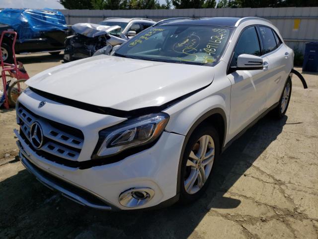 WDCTG4GBXKJ603987 - 2019 MERCEDES-BENZ GLA 250 4MATIC WHITE photo 2