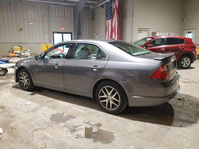 3FAHP0JAXBR126364 - 2011 FORD FUSION SEL GRAY photo 2