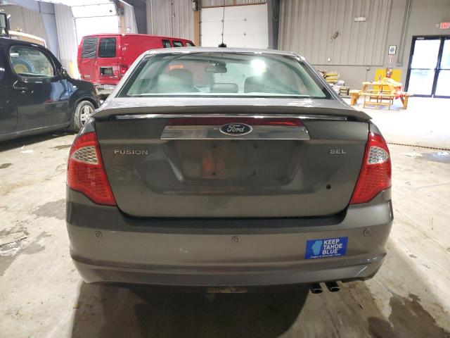 3FAHP0JAXBR126364 - 2011 FORD FUSION SEL GRAY photo 6