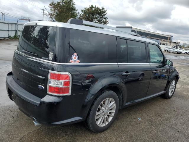 2FMGK5C89EBD43205 - 2014 FORD FLEX SEL BLACK photo 3