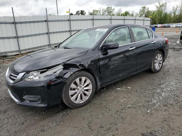 1HGCR2F83EA020435 - 2014 HONDA ACCORD EXL BLACK photo 1