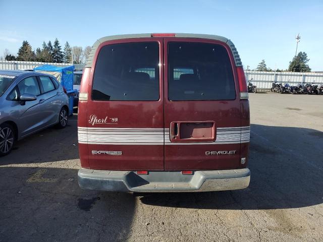 1GBFG15R6Y1141152 - 2000 CHEVROLET EXPRESS G1 RED photo 6