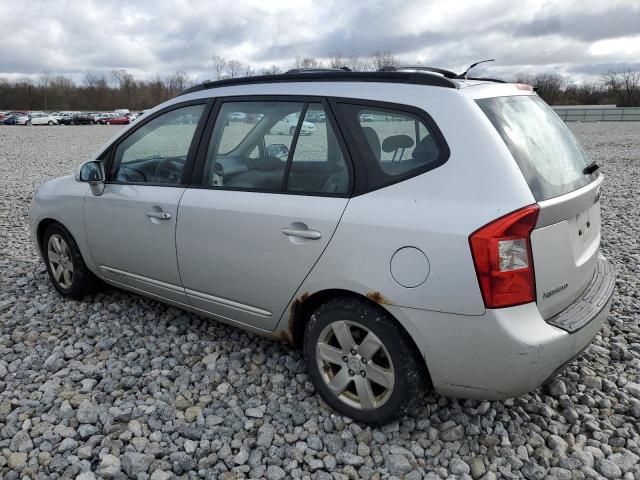 KNAFG526887205814 - 2008 KIA RONDO LX SILVER photo 2