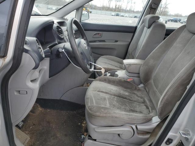 KNAFG526887205814 - 2008 KIA RONDO LX SILVER photo 7