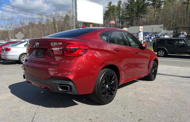 5UXKU2C38H0U29315 - 2017 BMW X6 XDRIVE35I RED photo 4