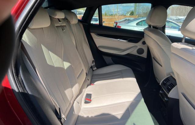 5UXKU2C38H0U29315 - 2017 BMW X6 XDRIVE35I RED photo 6