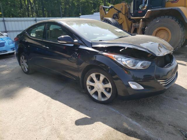 KMHDH4AE0DU845050 - 2013 HYUNDAI ELANTRA GLS BLACK photo 4