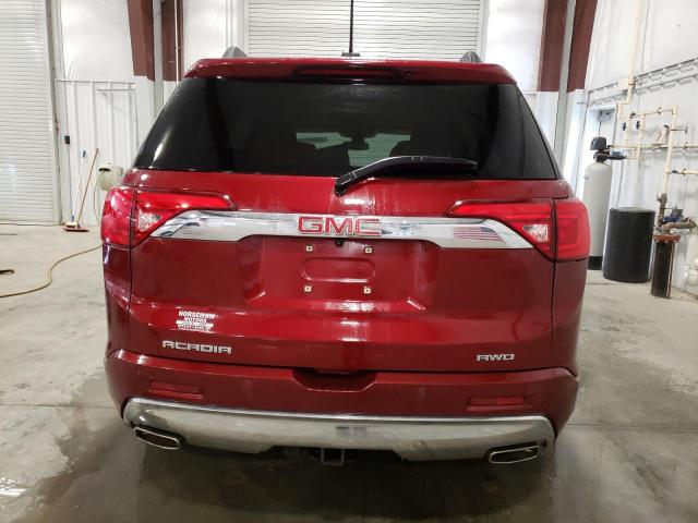 1GKKNXLS4HZ144601 - 2017 GMC ACADIA DENALI RED photo 6