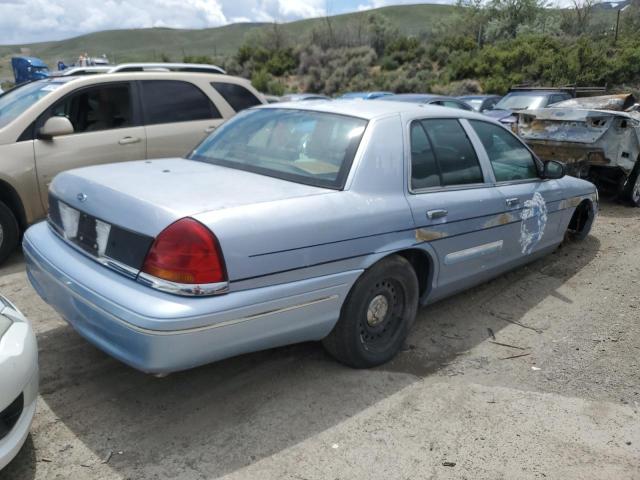 2FAFP71WXWX150134 - 1998 FORD CROWN VICT POLICE INTERCEPTOR BLUE photo 3