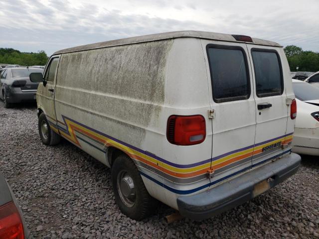 2B7HB21X4RK168742 - 1994 DODGE RAM VAN B250 WHITE photo 2