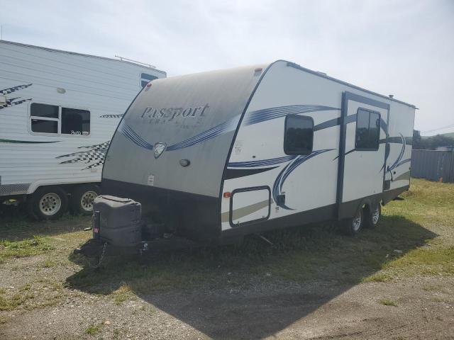4YDT24026GX415970 - 2016 PASSPORT TRAVELTRLR WHITE photo 2
