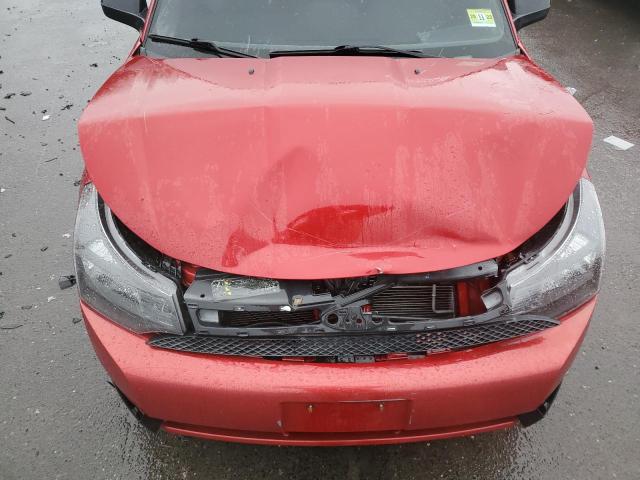 1FAHP3FN6AW214868 - 2010 FORD FOCUS SE RED photo 11