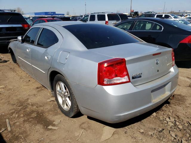 2B3CA3CV5AH222485 - 2010 DODGE CHARGER SXT SILVER photo 2