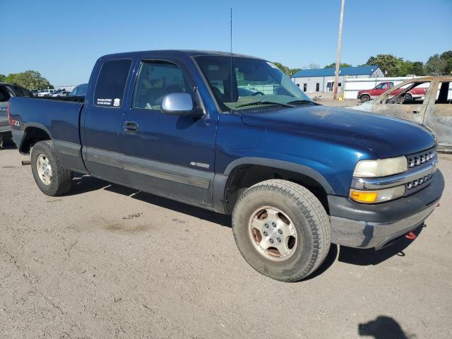 1GCEK19T11E122440 - 2001 CHEVROLET SILVERADO K1500 BLUE photo 4