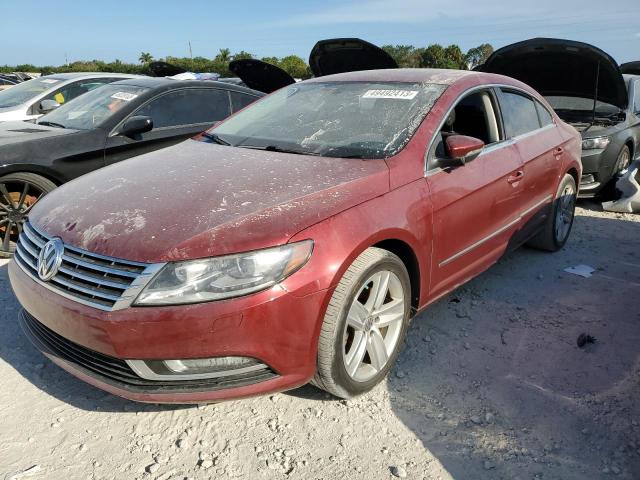 WVWBP7ANXGE512949 - 2016 VOLKSWAGEN CC BASE BURGUNDY photo 1