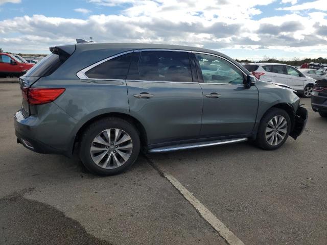 5FRYD4H41FB010342 - 2015 ACURA MDX TECHNOLOGY GRAY photo 3