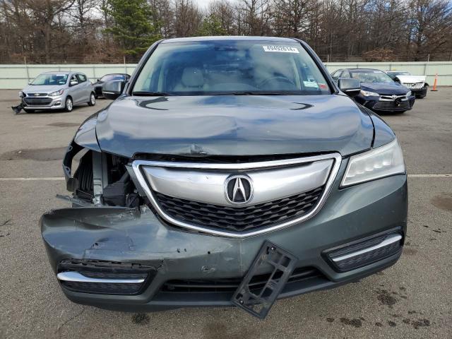 5FRYD4H41FB010342 - 2015 ACURA MDX TECHNOLOGY GRAY photo 5