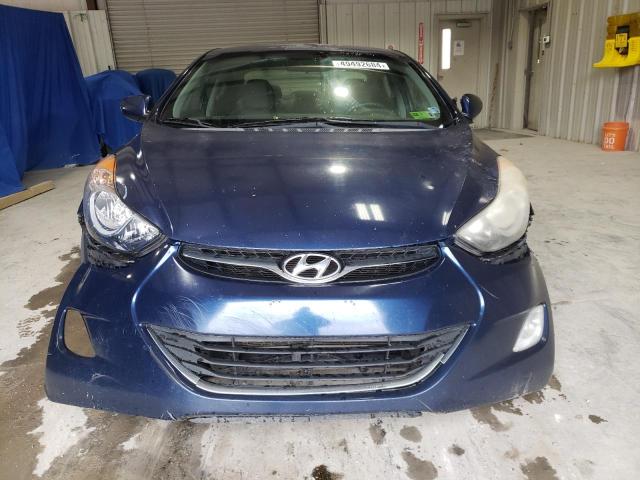 KMHDH4AE2DU530489 - 2013 HYUNDAI ELANTRA GLS BLUE photo 5