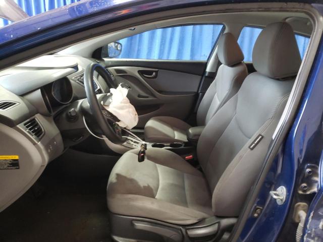 KMHDH4AE2DU530489 - 2013 HYUNDAI ELANTRA GLS BLUE photo 7