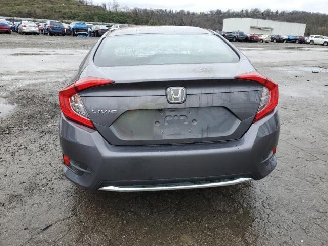 2HGFC2F67KH519846 - 2019 HONDA CIVIC LX GRAY photo 6