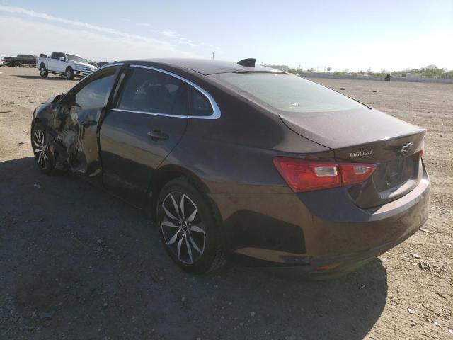 1G1ZG5ST0MF039173 - 2021 CHEVROLET MALIBU RS ბურგუნდია ფოტო 2