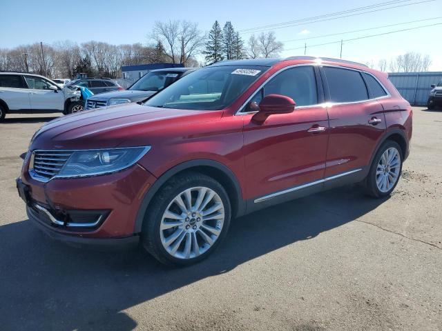 2LMTJ8LP8GBL36635 - 2016 LINCOLN MKX RESERVE 红色 照片 1