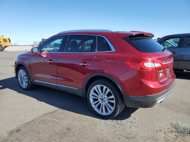 2LMTJ8LP8GBL36635 - 2016 LINCOLN MKX RESERVE RED photo 2