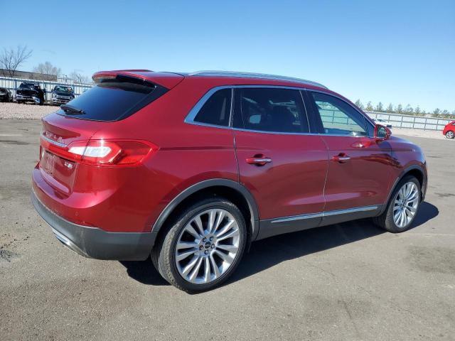 2LMTJ8LP8GBL36635 - 2016 LINCOLN MKX RESERVE 红色 照片 3