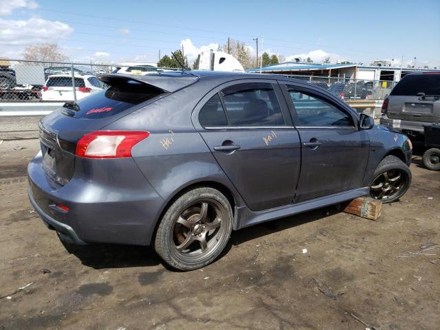 JA32Y6HV8BU046352 - 2011 MITSUBISHI LANCER RALLIART GRAY photo 3