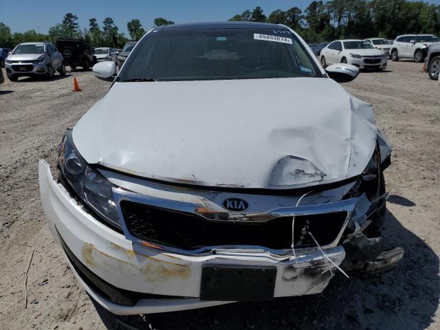 5XXGN4A78DG166502 - 2013 KIA OPTIMA EX WHITE photo 5