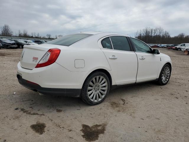 1LNHL9DK9DG600664 - 2013 LINCOLN MKS WHITE photo 3