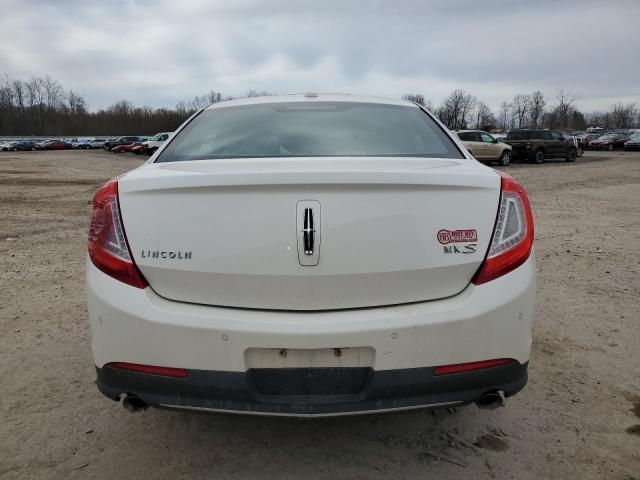 1LNHL9DK9DG600664 - 2013 LINCOLN MKS WHITE photo 6