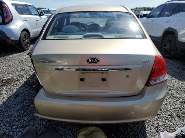 KNAFE221X95656457 - 2009 KIA SPECTRA EX GOLD photo 6