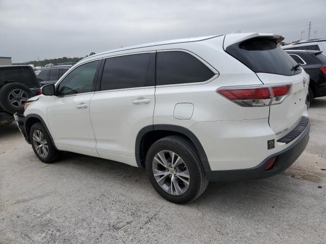 5TDKKRFH7FS054681 - 2015 TOYOTA HIGHLANDER XLE WHITE photo 2