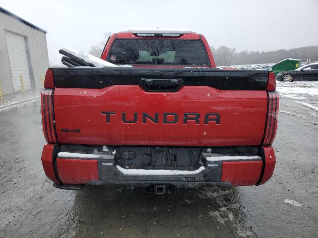 5TFNC5DBXPX016486 - 2023 TOYOTA TUNDRA CREWMAX PLATINUM Rot Foto 6