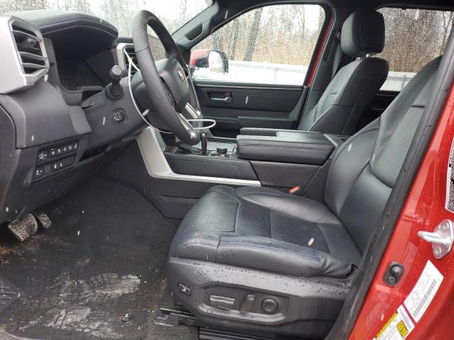 5TFNC5DBXPX016486 - 2023 TOYOTA TUNDRA CREWMAX PLATINUM Rot Foto 7