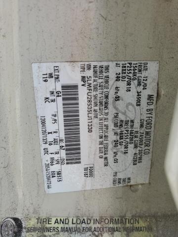 5LMFU28535LJ11330 - 2005 LINCOLN NAVIGATOR ვერცხლისფერი ფოტო 12