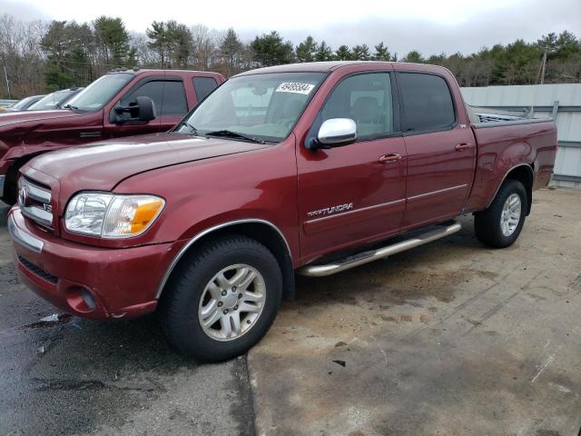 5TBDT44196S547902 - 2006 TOYOTA TUNDRA DOUBLE CAB SR5 RED photo 1