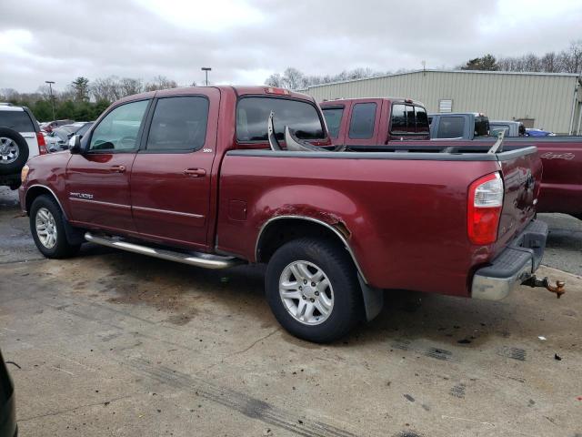 5TBDT44196S547902 - 2006 TOYOTA TUNDRA DOUBLE CAB SR5 RED photo 2