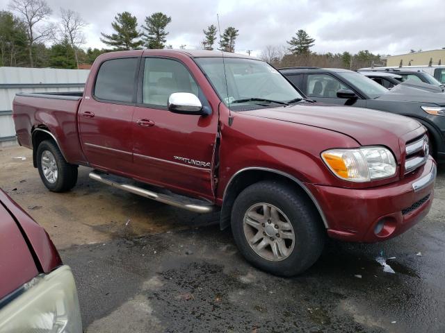 5TBDT44196S547902 - 2006 TOYOTA TUNDRA DOUBLE CAB SR5 RED photo 4