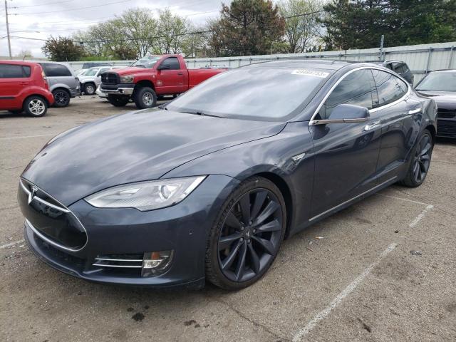 5YJSA1E20GF128126 - 2016 TESLA MODEL S Boz foto 1
