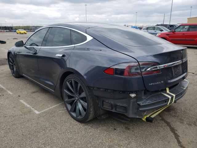 5YJSA1E20GF128126 - 2016 TESLA MODEL S Boz foto 2