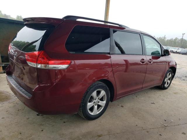 5TDKK3DC2ES475971 - 2014 TOYOTA SIENNA LE BURGUNDY photo 3