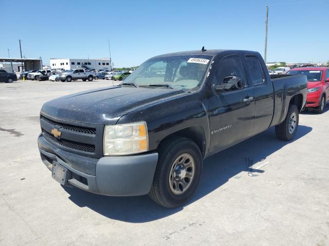 1GCEC19C28Z126609 - 2008 CHEVROLET SILVERADO C1500 BLACK photo 1