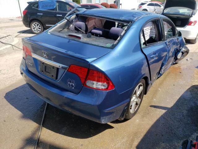 19XFA1F67BE015212 - 2011 HONDA CIVIC LX-S أزرق صورة 3