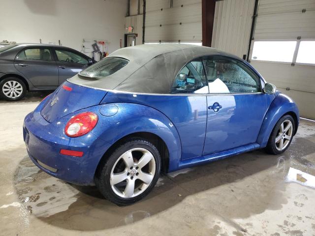 3VWSF31Y57M402050 - 2007 VOLKSWAGEN NEW BEETLE CONVERTIBLE OPTION PACKAGE 2 BLUE photo 3