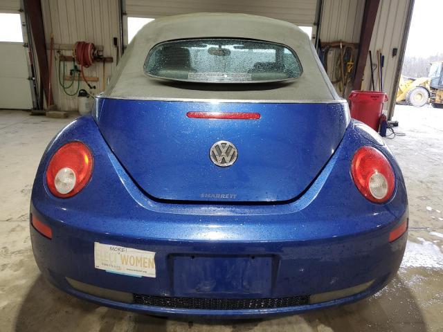 3VWSF31Y57M402050 - 2007 VOLKSWAGEN NEW BEETLE CONVERTIBLE OPTION PACKAGE 2 BLUE photo 6