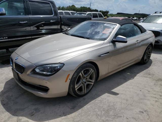 WBAYP1C52DDX00500 - 2013 BMW 650 XI TAN photo 1