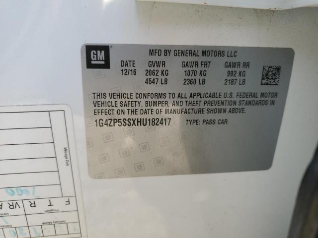 1G4ZP5SSXHU182417 - 2017 BUICK LACROSSE ESSENCE Ağ foto 12