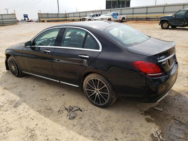 55SWF8EB8KU288337 - 2019 MERCEDES-BENZ C 300 4MATIC BLACK photo 2